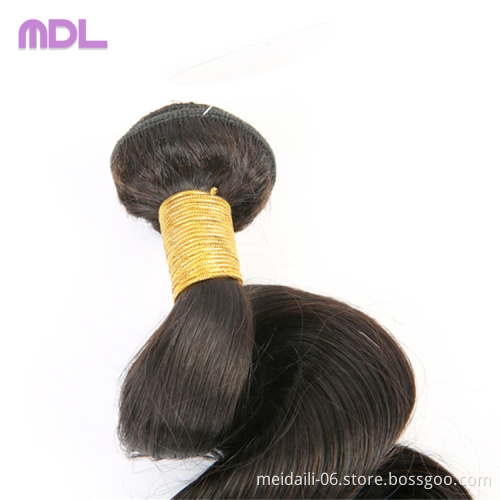 10A Brazilian Virgin Hair Bundles Bouncy Curly Loose Wave 100% Cuticle Aligned Wholesale Human Hair Weave  Bundles